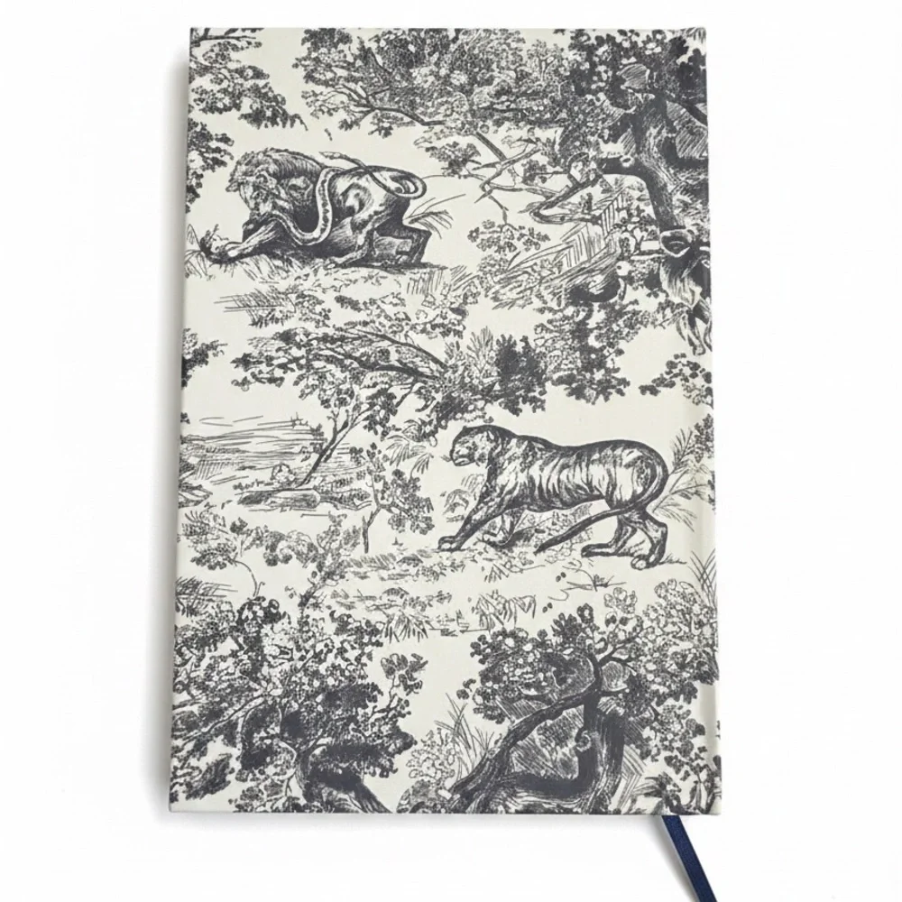 Dior Monochrome Notebook with Gold Accents